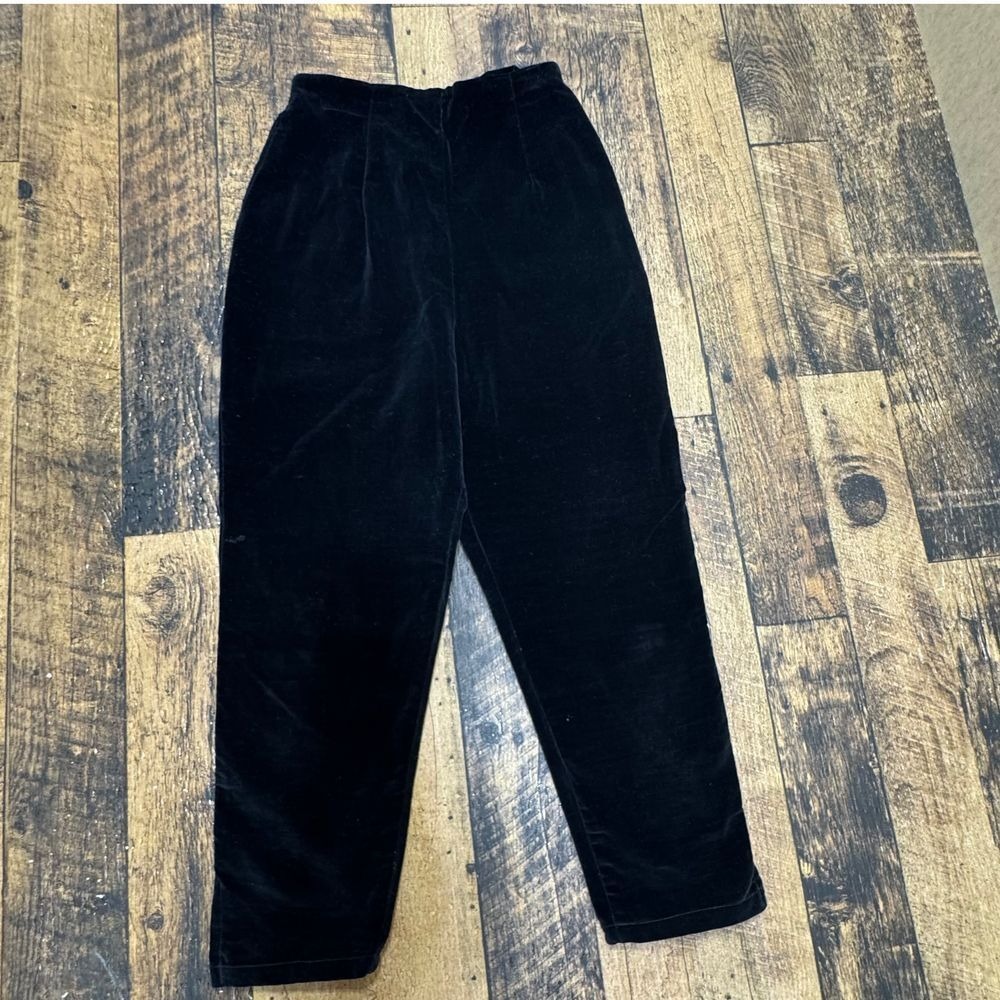 Twill back Velveteen Black Dress‎ Pants Formal Classic Kids Size 14